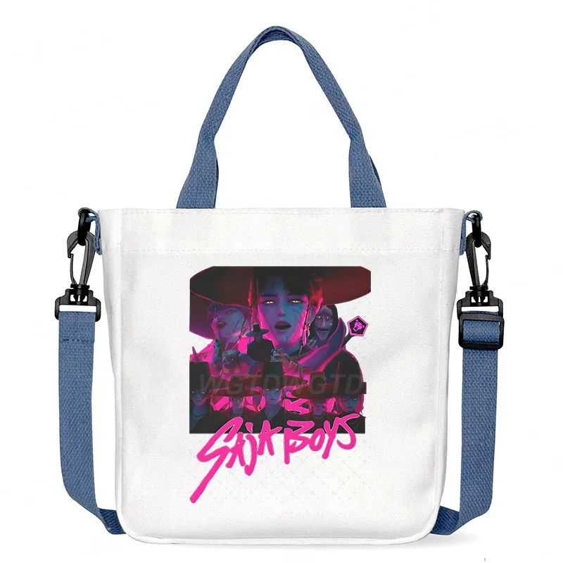 جديد أنيمي الكرتون ساجا بنين جينو حقائب كتف عادية الرجال النساء الهيب هوب أنيمي الكورية Ulzzang الاتجاه حقائب كروسبودي للنساء