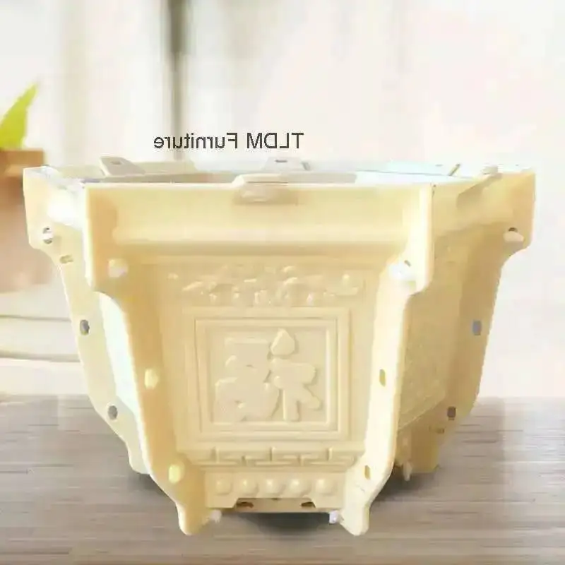 Chinese Creative Flower Pot Molds Cement Home Villa Garden Homemade Tool Bonsai Concrete Abrasive Mold Hexagonal Plastic Model