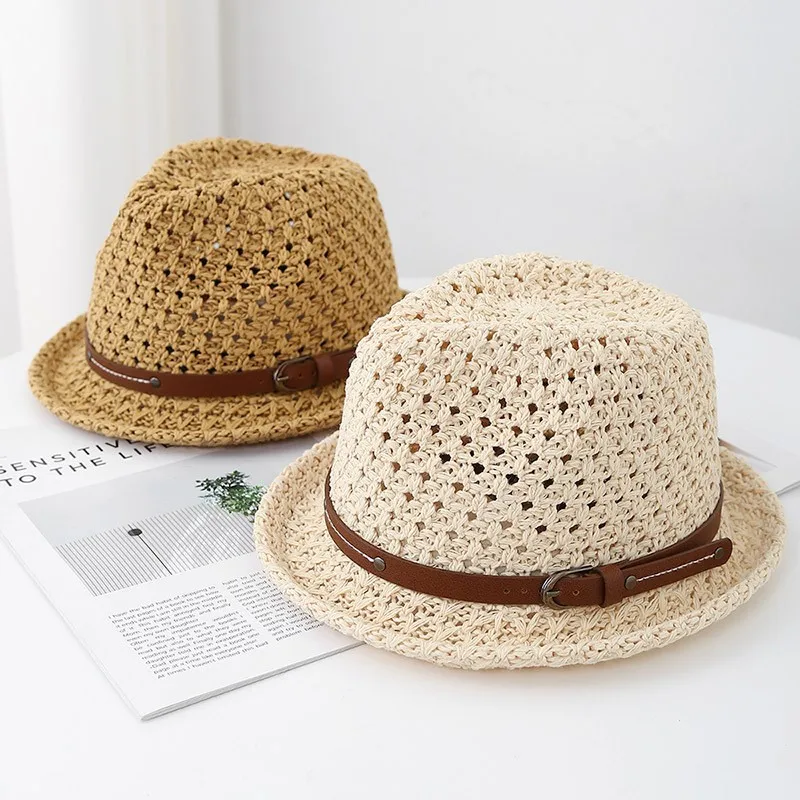 New style quality hollowed-out top hats and decorative for men women's outdoor travel photography