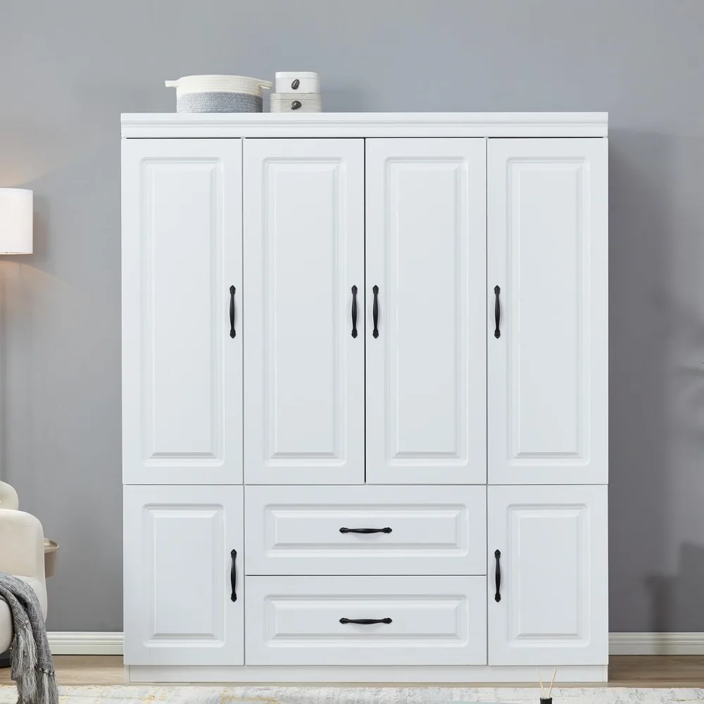 Closet Wardrobe with Doors Drawers Armoire Wardrobe Closets bedroom furniture