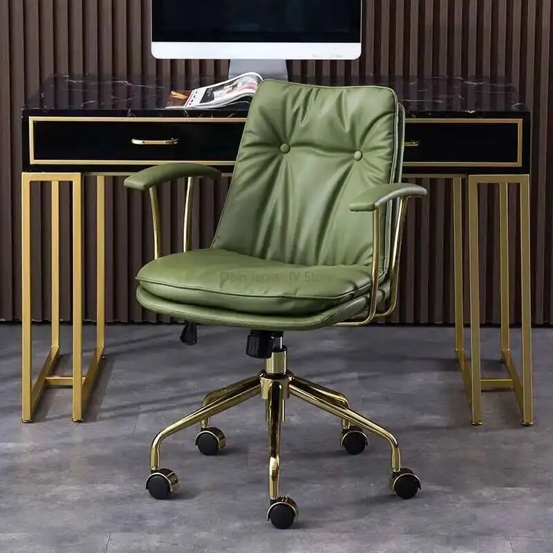 رفع الكمبيوتر الفاخرة Stoelen كراسي مكتب كراسي مكتب مريح الأثاث مكتب المنزلية قطب تصميم مريح مكتب WZ50OC