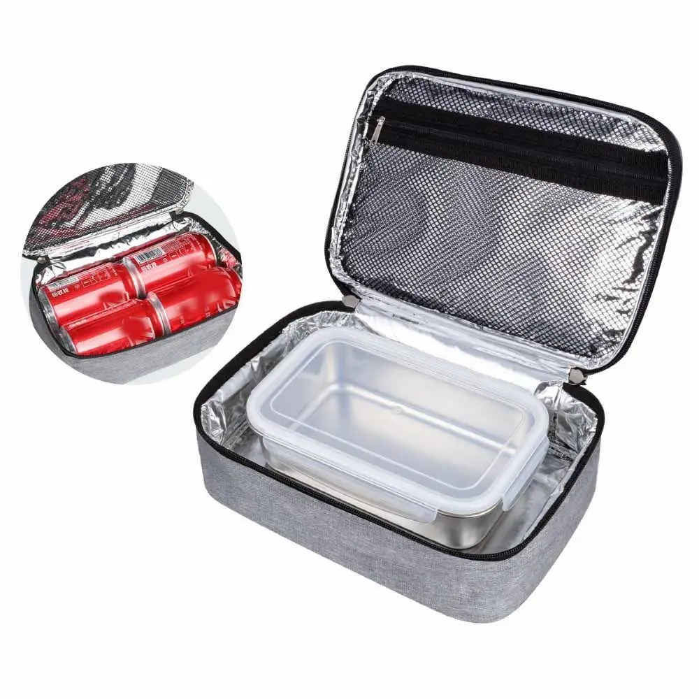 

Домашняя портативная термосумка большой вместимости из утолщенной ткани Оксфорд, мини-многоразовая изолированная сумка-холодильник для кемпинга и походов