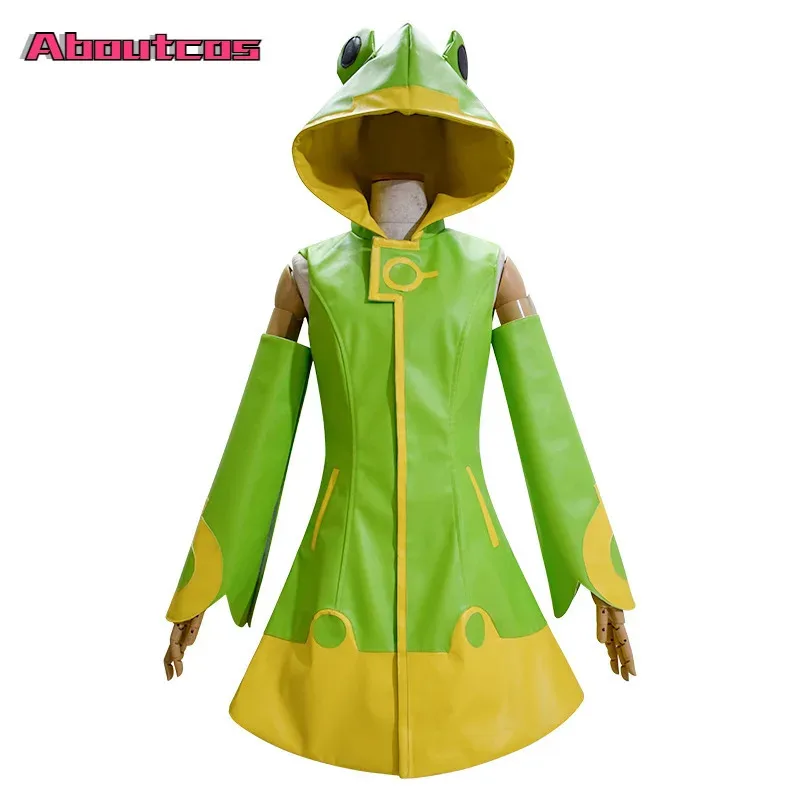 Per bambini adulti Trasparente Morsetto per carta Card Captor Sakura Kinomoto Sakura Cosplay Costume da rana + Copriscarpe Impermeabile Halloween