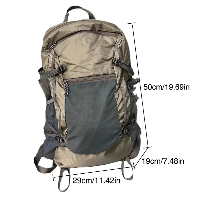 حقيبة السفر المشي لمسافات طويلة على ظهره حقيبة الظهر المحمولة متعددة الوظائف تسلق على ظهره حقيبة السفر Daypack للتجول في الهواء الطلق