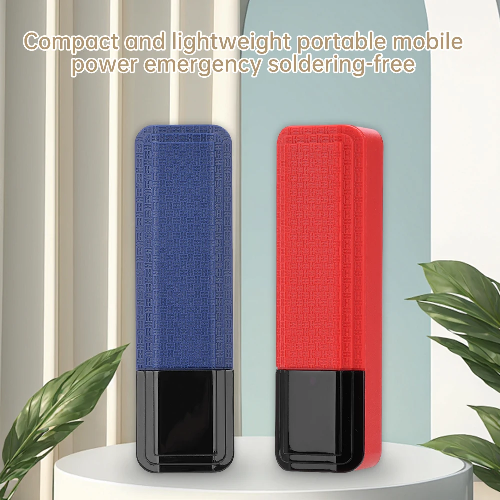 صندوق شاحن بنك الطاقة المحمول المحمول ، علبة بطارية ، صندوق ذاتي الصنع ، غلاف ، 1 USB ، بطارية ، جديدة