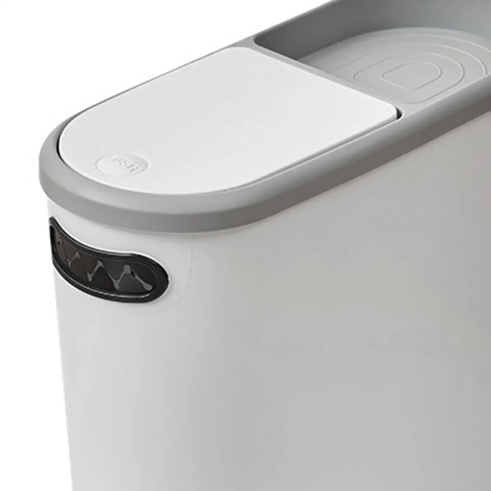 Bathroom Trash Can Modern Slim Narrow Garbage Can for Toilet Study Office
