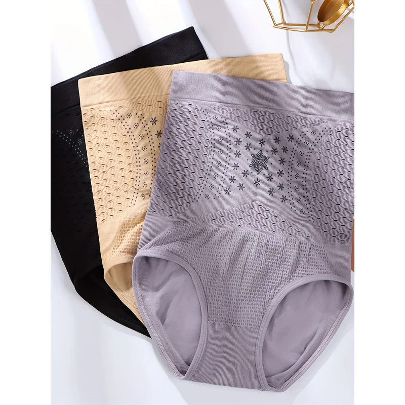 3PCWomen's Seamless Shapewear Bodysuit Tummy Control Slimming Full Body Shaper Compression Jumpsuit Underwear for Daily Wear