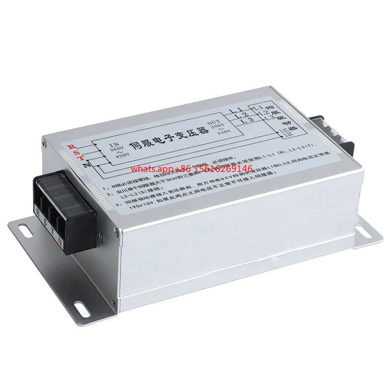 

4.5Kva Input ac360v ~ 450V electronic servo transformer servo