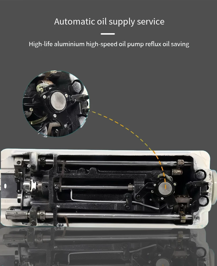 JUKKY Hot Sale JK-8700 Machine a Coudre High Speed Single Needle Lockstitch Sewing Machines for Clothes 220V Home Use