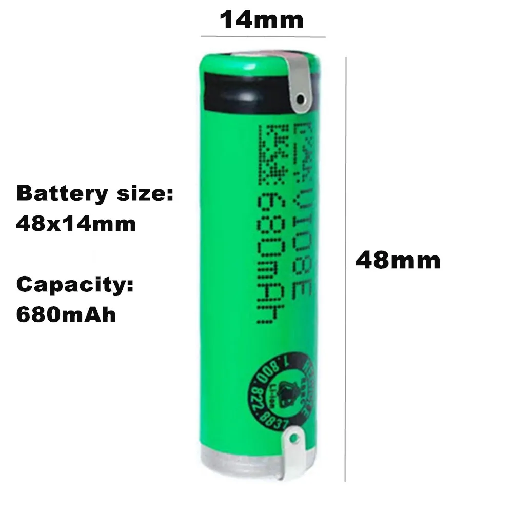 14500 3.7V بطارية لشركة فيليبس S3000 S3310 S3550 S3560 S3580 S3590 S3201 S3202 S3203 S3100 S3110 S3120 S3510 S3520 ماكينة حلاقة #1