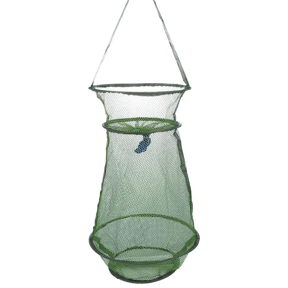 fish cage accessories Fishing Accessories- Catch Eel and Loach Cage On Water to Catch Eel and Loach Folding Automatic Shape Eel Cage Net Round Fishing Net Mesh,Fishing Landing Net,Easy Catch & which plays an anti Floating Bait Station - Fishing