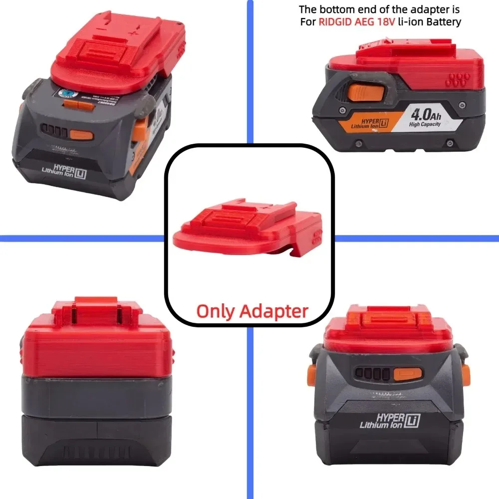For RIDGID AEG 18V Li-ion Battery TO OZITO 18V Cordless Electric Drill Tools Battery Adapter/Converter