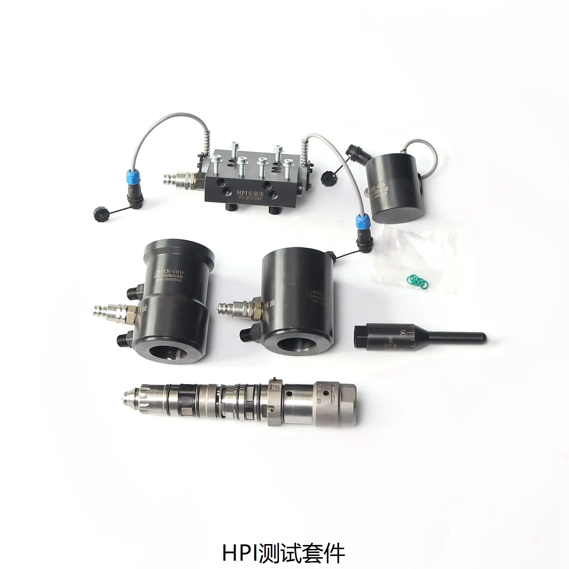 Diesel Common Rail Injector Adaptor Oil Return Collector EUI EUP Test Kits for CUMMINS HPI X15 Q60