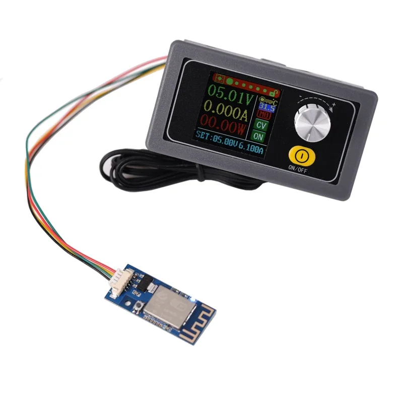 DC DC digital display numerical control adjustable power supply module DIY kit shell, high power 12v automatic boost and buck