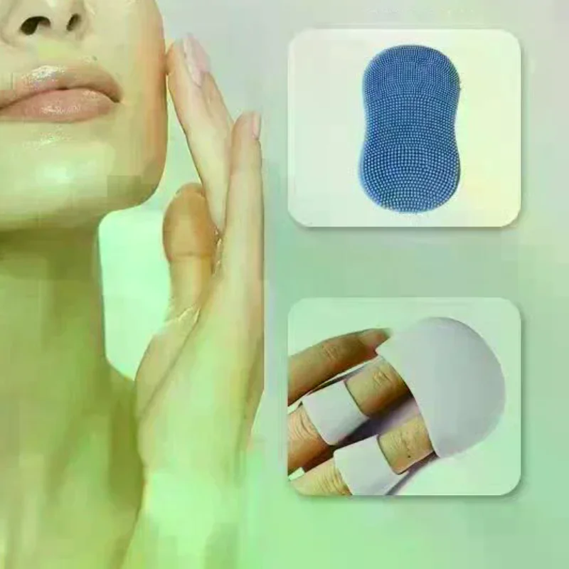 Silicone Face Cleansing Brush Facial Massager Skin Care Scrub Cleanser Tool Mini Beauty Tool Soft Deep Cleansing Exfoliator