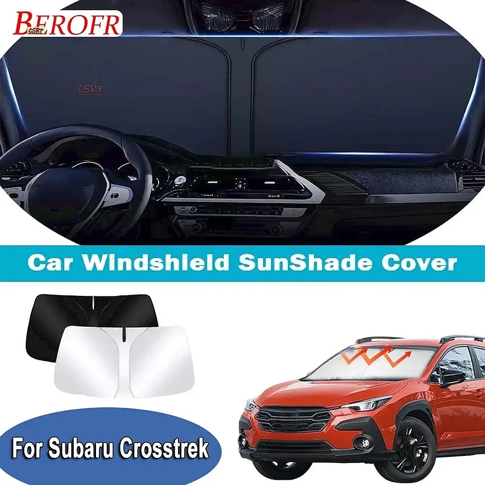 For Subaru Crosstrek 2024-2026 Car Windshield Sunshade Cover Front Window Sun Shade Heat Insulation Summer Auto Accessories