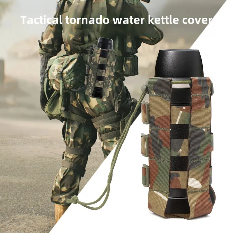 Tactical Tornado Outdoor Sleeping Bag Cover | Large Capacity Waterproof & Durable Water Bottle Holder with Adjustable Strap