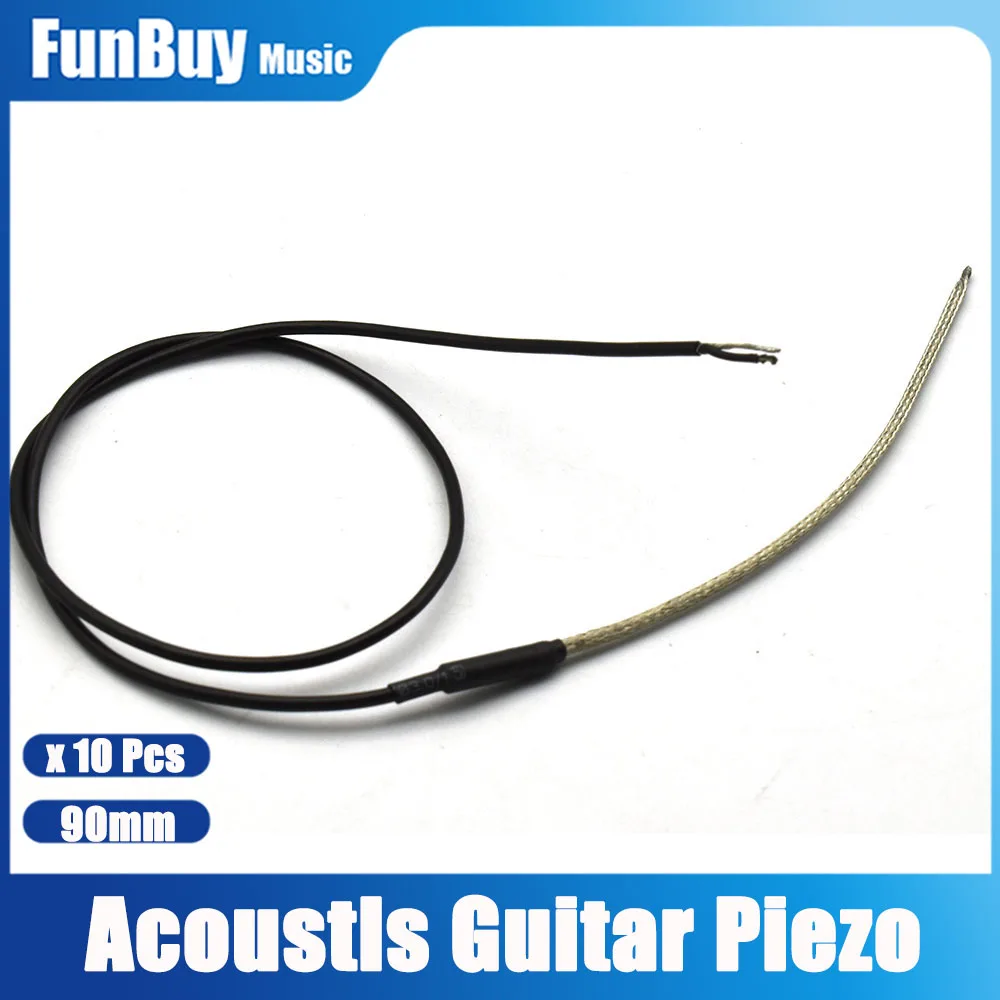 

10Pcs Soft Acoustic Guitar Equalizer Bridge Saddle Piezo Under Pickup Piezo Guitar Replacement Parts