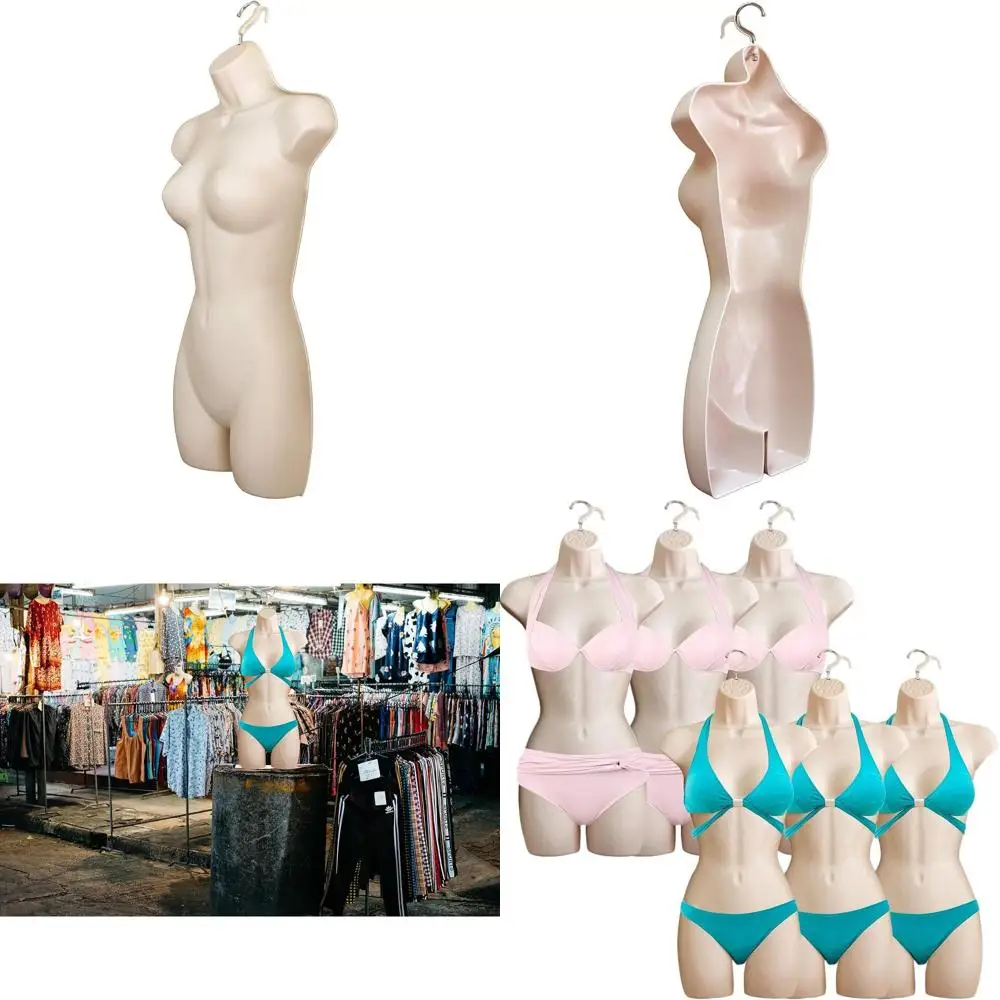 

Male Mannequin Hips with Hollow Back and Hanging Hooks, S-M Sizes, 12-Pack