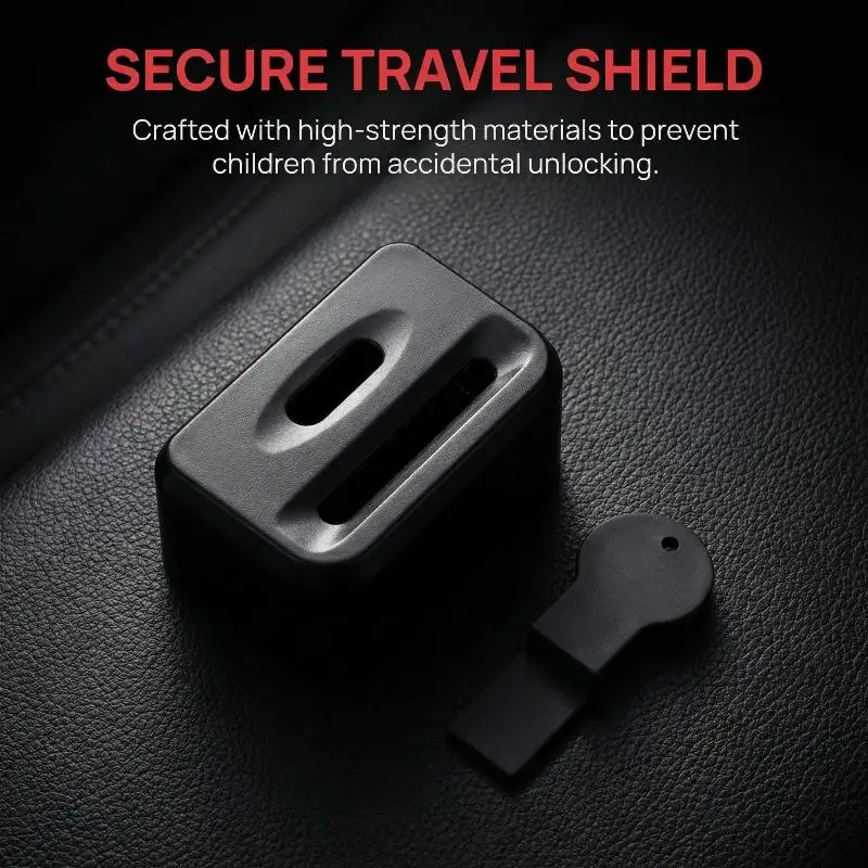 Car Seat Belt Lock Clip Child Safety Buckle Protector Easy To Use Travel Seat Belt Lock Guard Accidental Release Preventer view 4