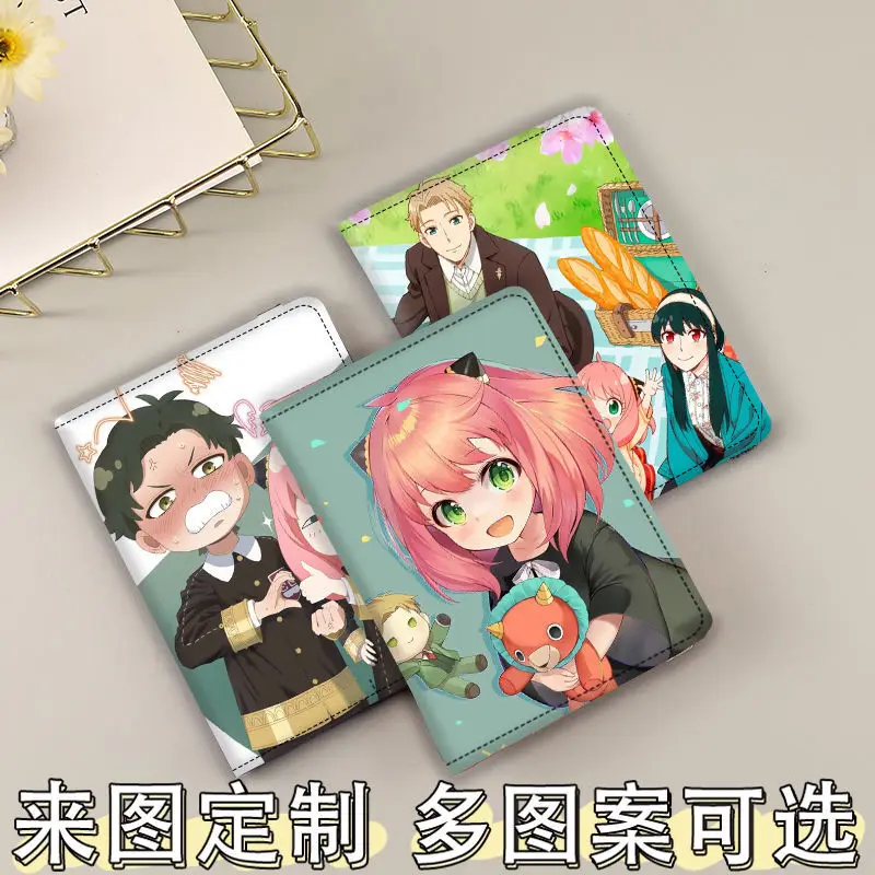 Anti-Theft Swipe Strap New Spy Play House Travel Passport Document Clip Multi-Functional Card Holder Anime