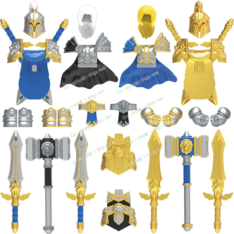 ตัวต่อ DT019 Warcraft อัลซัคส์ นักรบมัสเกติเยอร์คน้อย ชุดตัวต่ออนิเมะ ของเล่นสะสม โมเดลของเล่นสะสม ของขวัญ