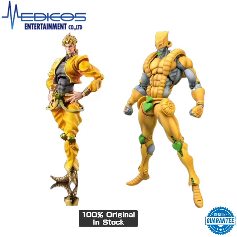 

100% Genuine Medicos Super Action Statue 16cm JoJo's Bizarre Adventure Dio Brando The World Model Doll Figure Toy Decor Gift