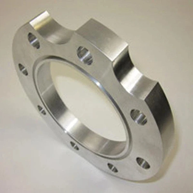 Custom CNC Machined Aluminum Flange Bracket Precision Machining Service for Metal Flange Parts for Industrial Equipment