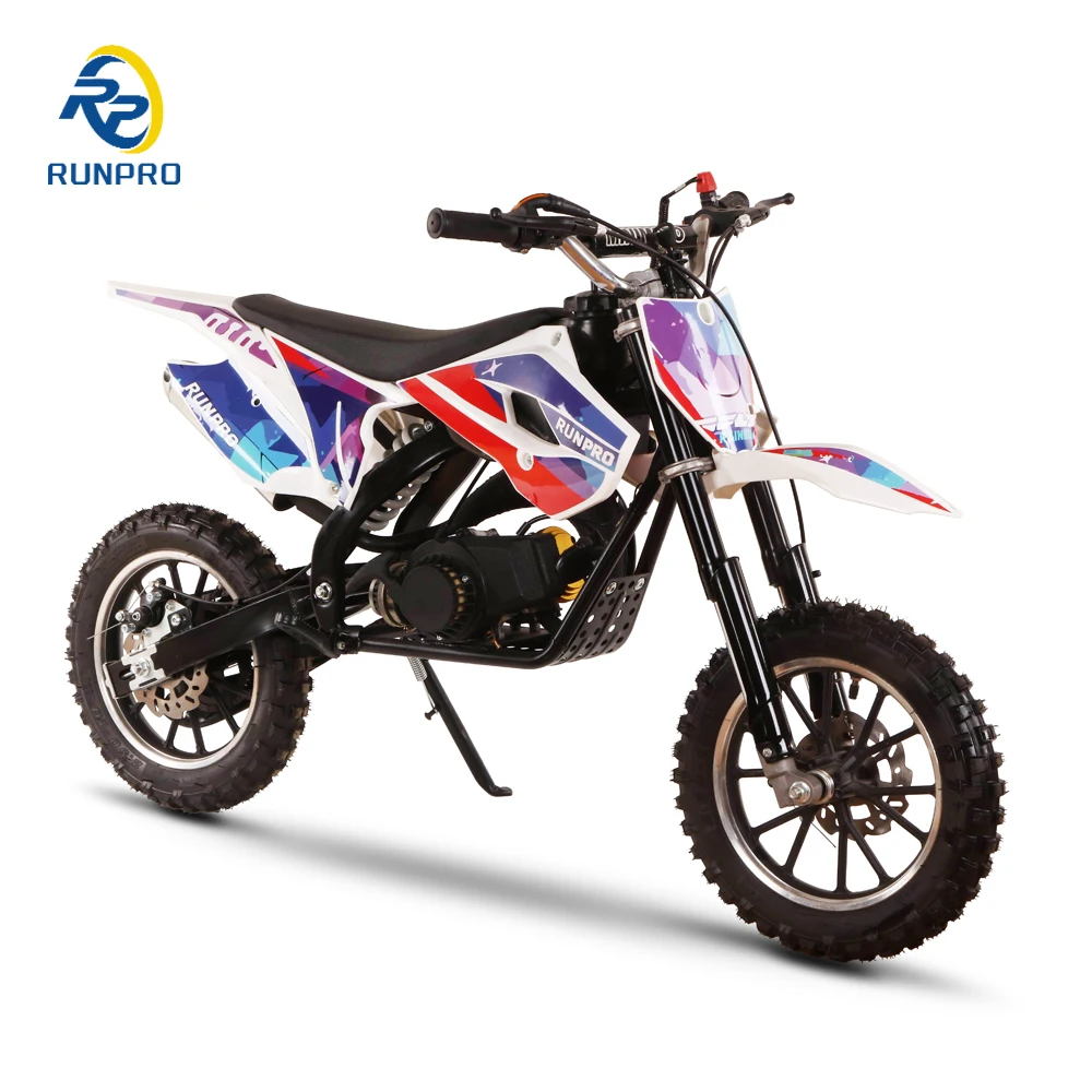 Lightweight DesignRUNPRO High Quality Direct Factory Sale 50CC Kids Off-Road Dirt Bike With 49CC 2-Stroke EngineForOutdoorRecrea