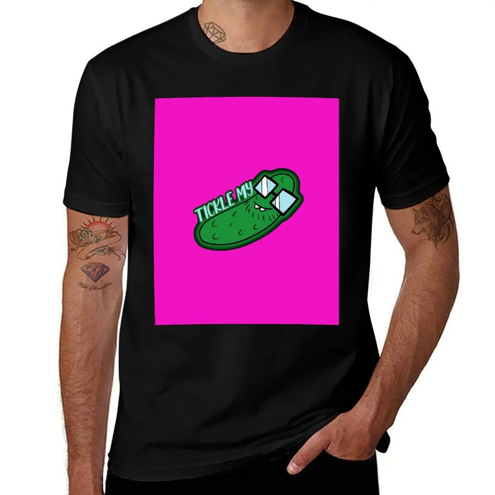 

t for shirts shirts vintage man 100% TICKLE MY man PICKLE RICHIE T-Shirt cotton t graphic