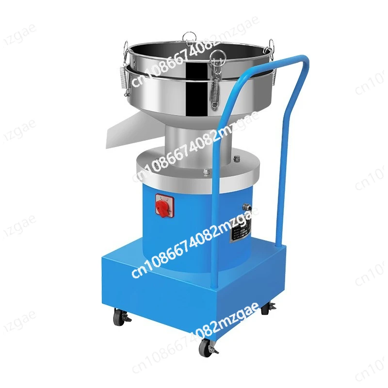 

Cart type vibrating screen powder machine powder vibrating screening machine liquid screening machine small soy milk filter