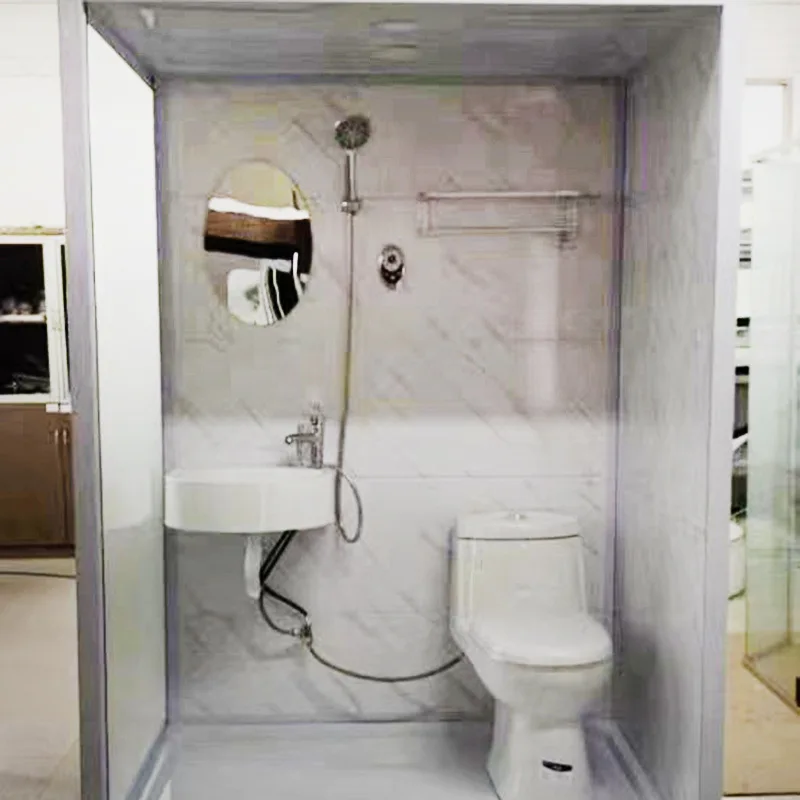 Acrylic integrated integrated bathroom shower room dry and wet separation