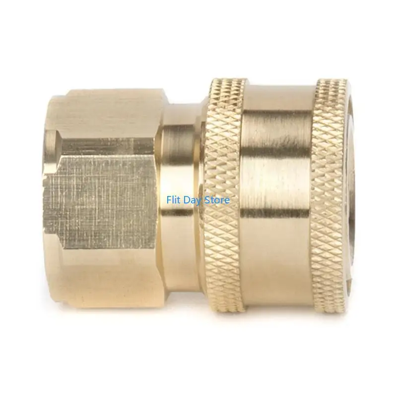 F92C Garden Hose Quick Brass-Quick Hose Fittings 3/4 inch Thread Water Hose Connectors Quick Release 2x