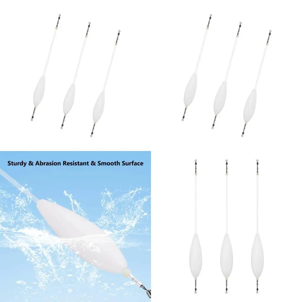 

Y1UC 3pcs Fishing Equipment Fishing Float Bombard Upward Bobber 12/15/20/30/40g