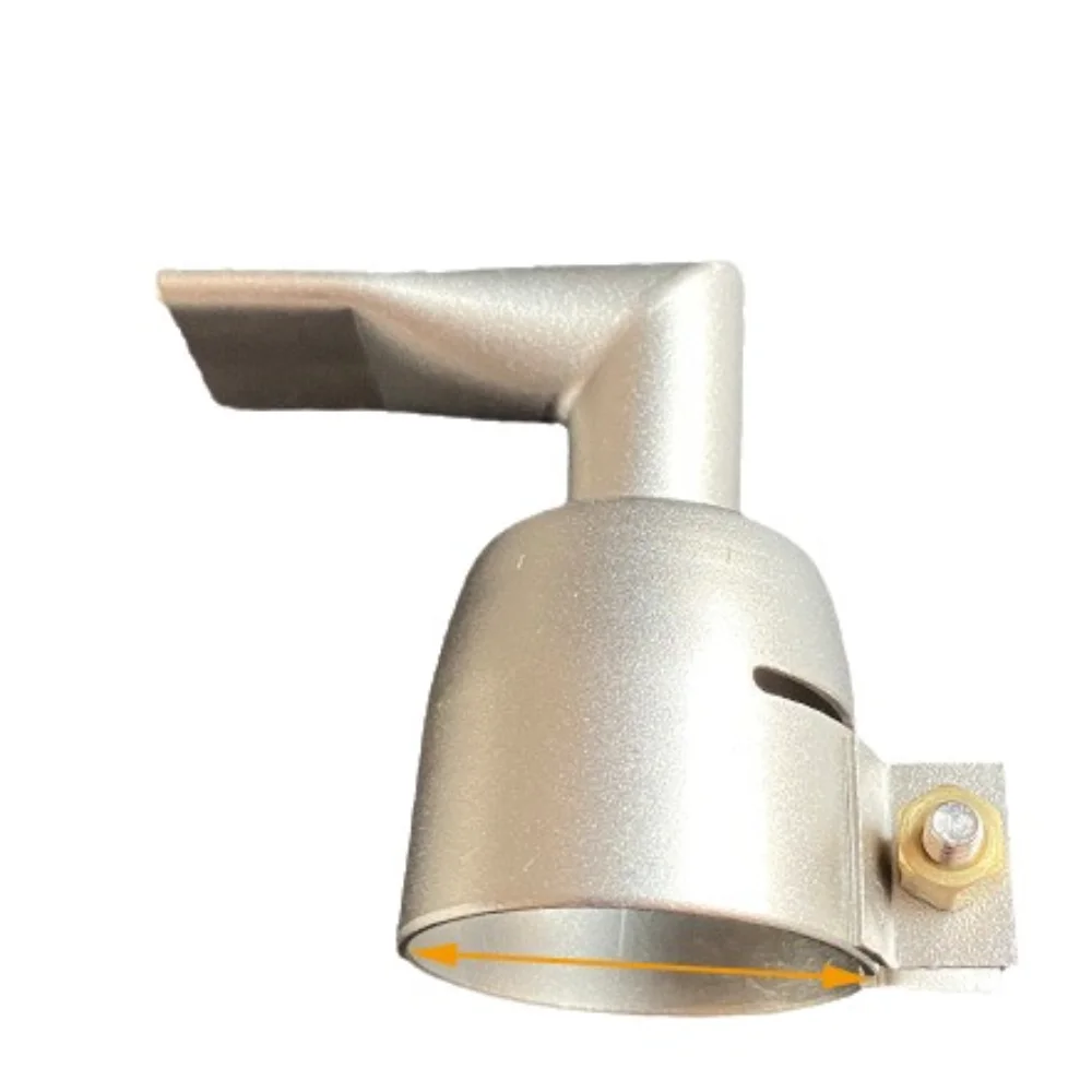 

120/90 Degree Welding Nozzle Stainless Steel High Temperature Resistance Hot Air Welding Nozzle No Air Leakage Convenient