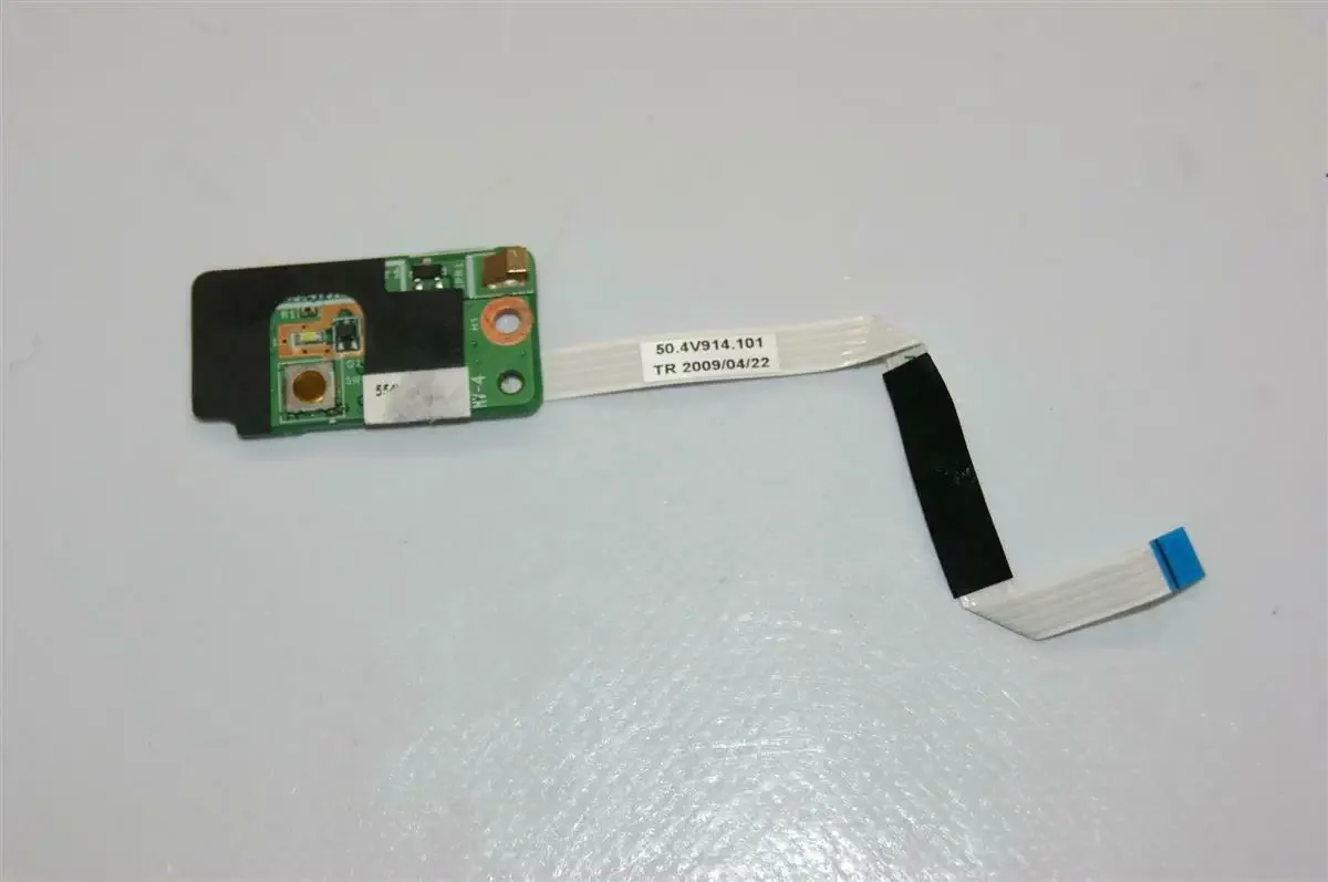 GENUINO PARA HP Compaq 6930p Placa de botón de encendido con cable 50.4V914.101 486964 -001