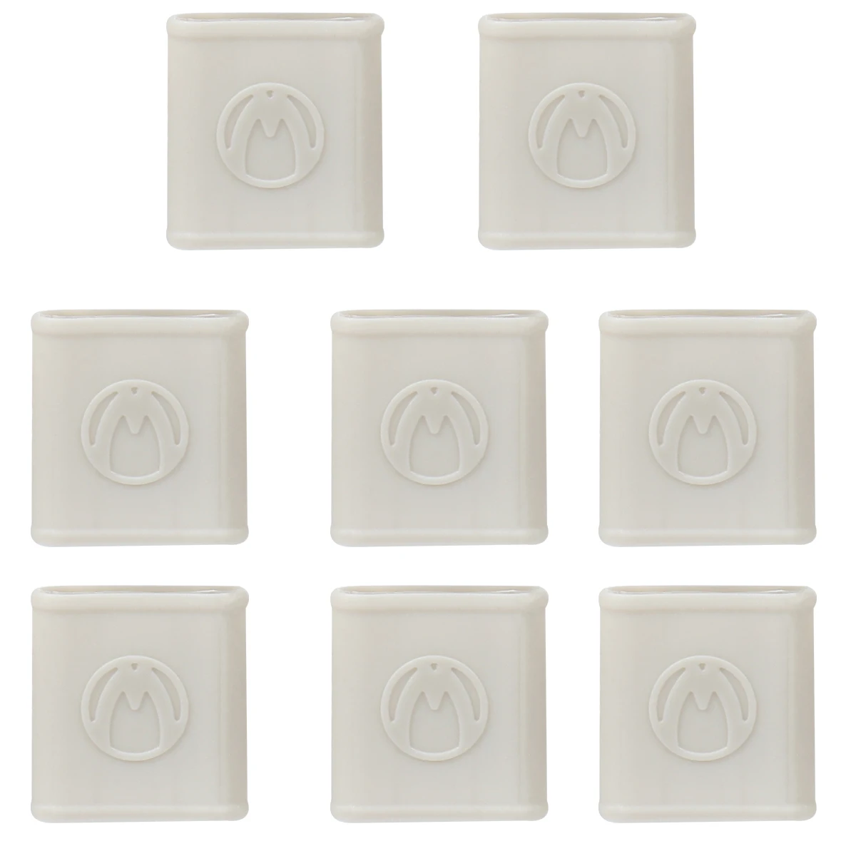 

8 pcs Silicone Finger Sleeves Elastic Support Protector For Sports Pain Relief Practical Exercise Accessories Grey M