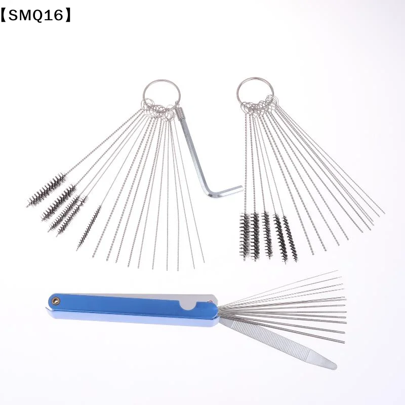 1 Set Cleaner Tool Carburetor Carbon Dirt Jet Remove Cleaning Needles Brushes For Automobile Motorcycle ATV Welder Chainsaw【SMQ】