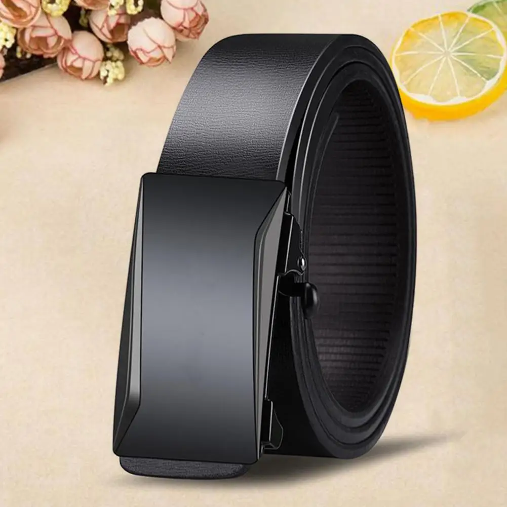 

Clothes Accessories Stylish Anti-break No Teeth Men Belt Durable Men Waistband Automatic Buckle for Daily Wear