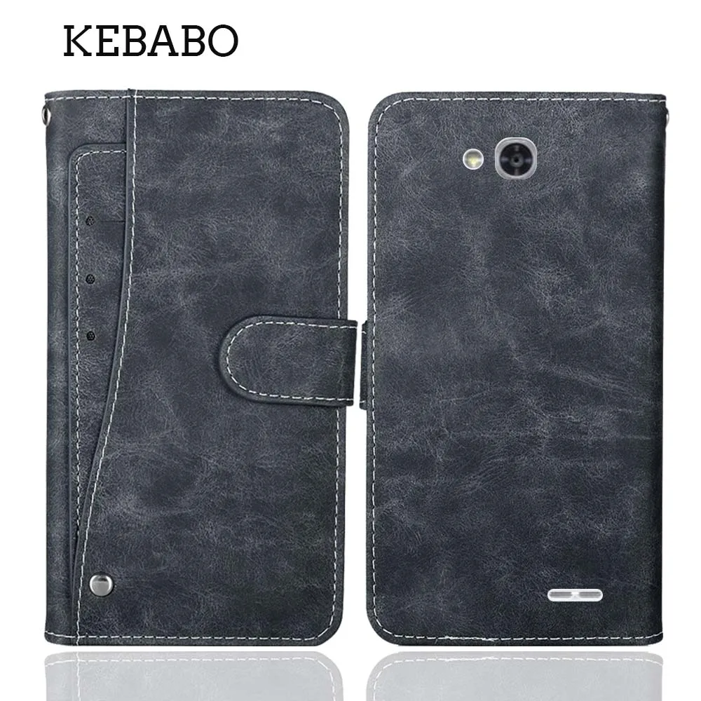 Carteira de couro para LG L70 L80 L90 Case Flip Luxury Slots para cartões Capa protetora para telefone Bolsas estilo livro