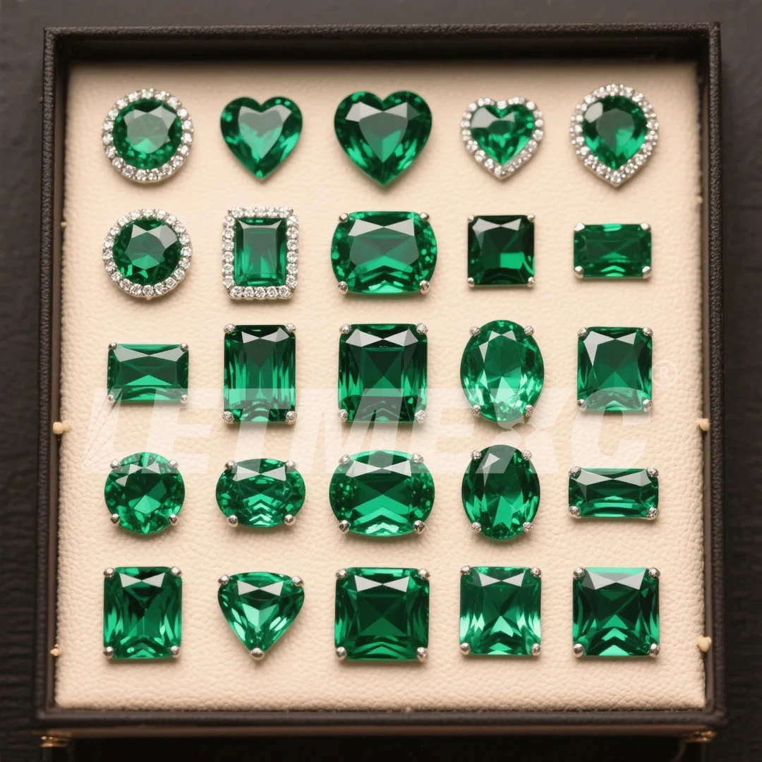 Only Produces High Quality Genuine Lab Grown Emerald Colombia Redand Supports Reinspection By International Inspection Agencies