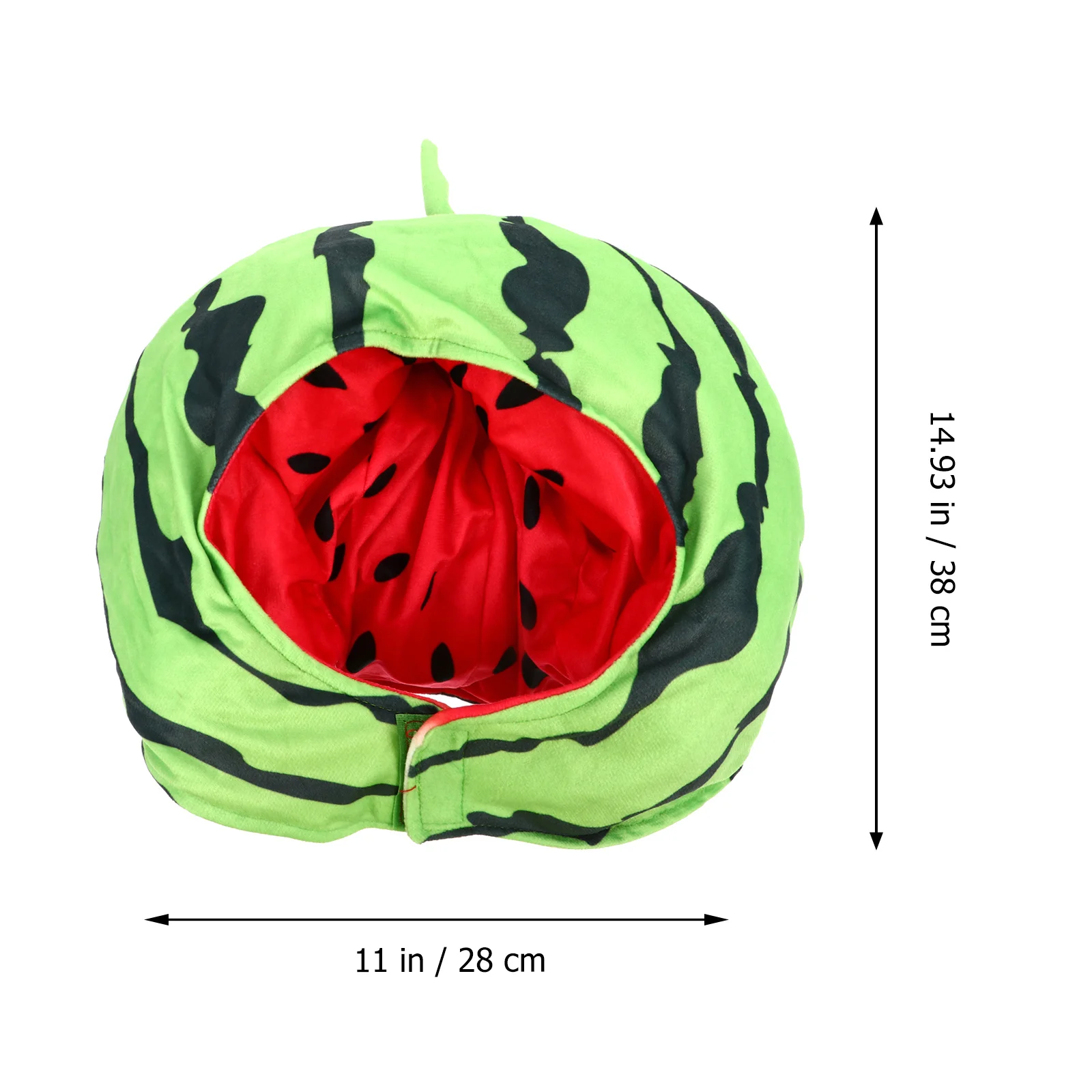 

1Pcs Comfortable Watermelon Headgear Creative Trendy Hat Warm Fashionable Photo Prop for Kids Halloween Dress Up