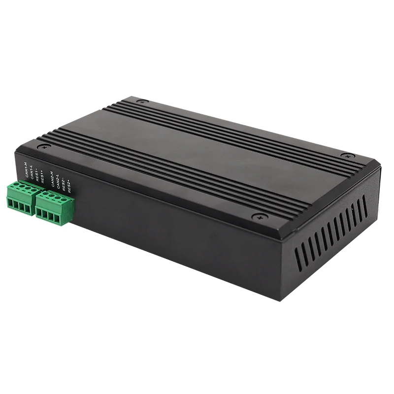 UOTEK 10M/100M Ethernet to 2 Ports CANFD Protocol Converter Canbus Adapter CAN2.0 Connector High Quality UT-6502-FD