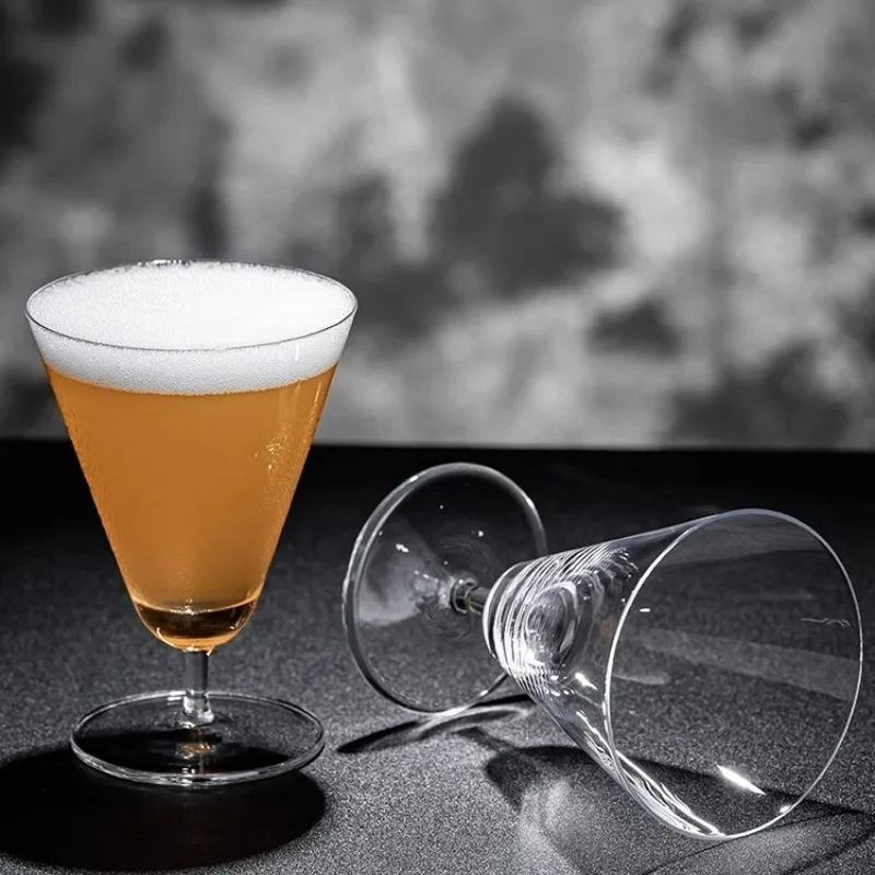 Japanese Style Martini Glasses Cups Small Cocktail Glass Cups Triangle Martini Glasses Cup Transparent Goblet Glass Cup Bar Tool