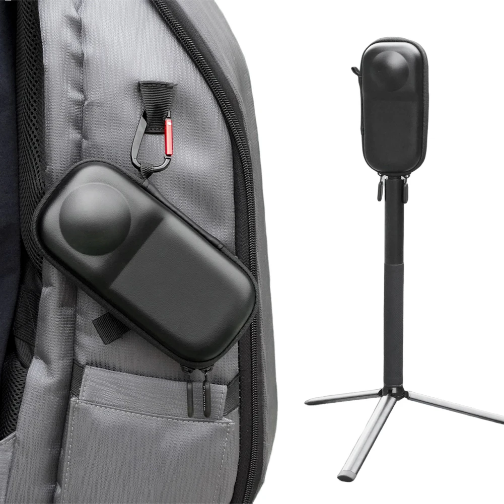 حقيبة حمل ذات غلاف صلب حقيبة تخزين حافظة واقية لملحقات كاميرا Insta360 X5