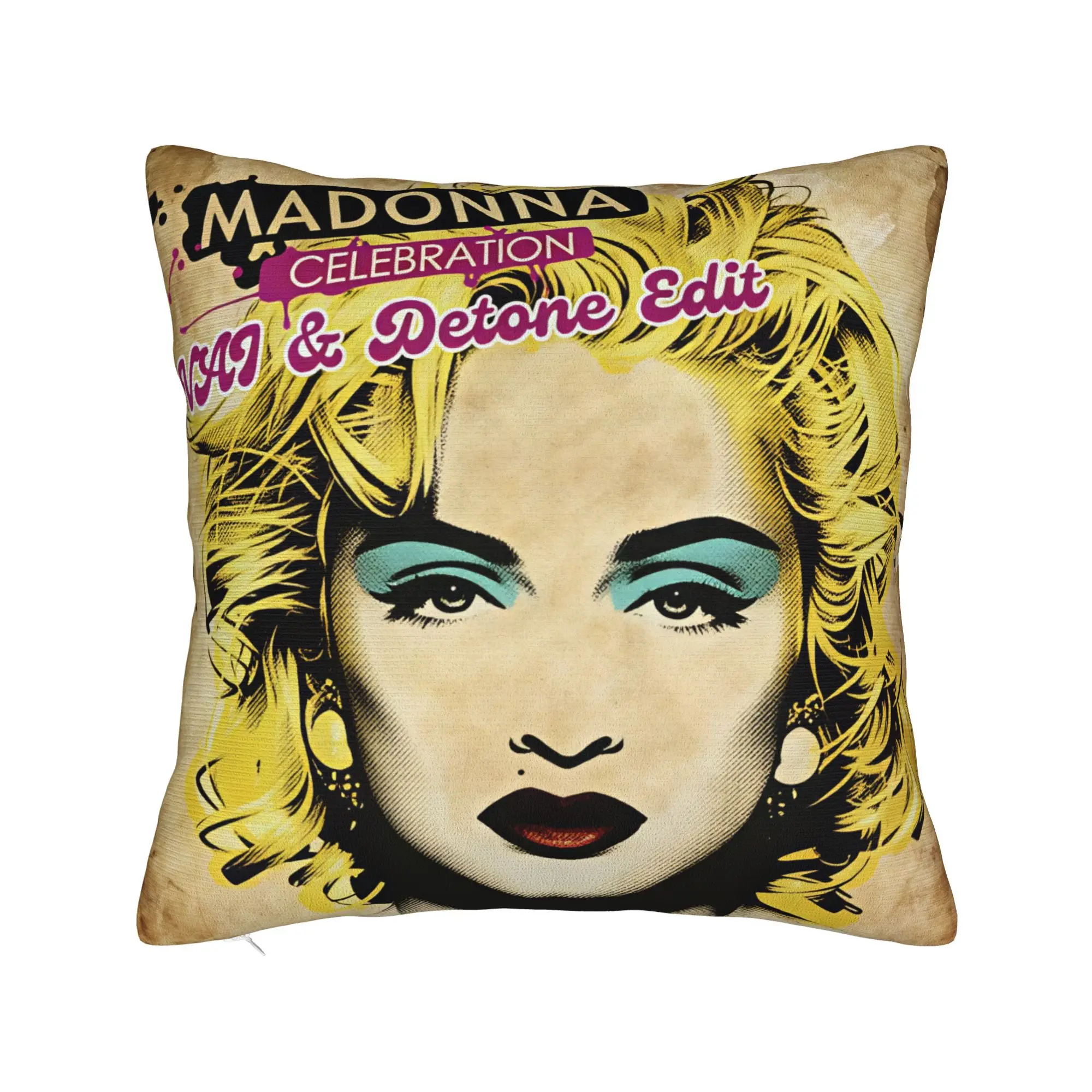 Pillow Cover M-Madonna Confessions I Feel So Free  Funny Pillow Case For Sofa Home Decoration Pillowcases