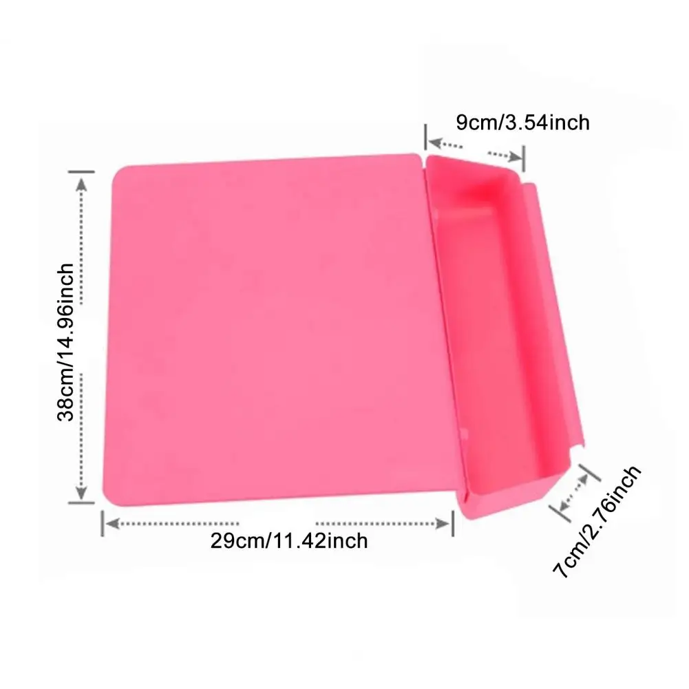 

Акриловая разделочная доска 2-в-1 со слотом для контейнера для еды, разделочная доска 38 см для приготовления еды, можно мыть в посудомоечной машине, кухонные аксессуары