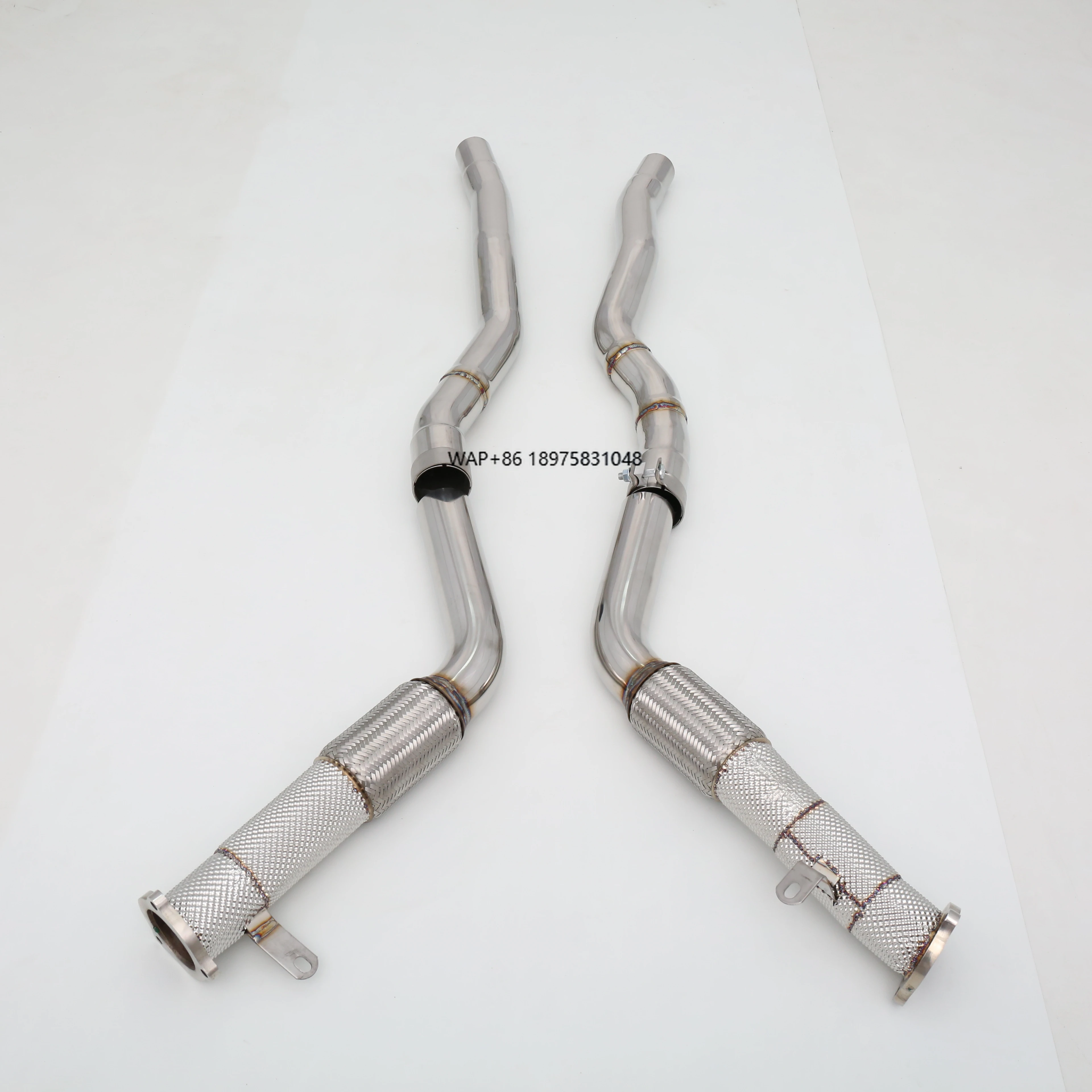 

Factory Highflow Race Catless Front Pipe for /RS5 B9 2.9T EA839 Stainless Steel Downpipe