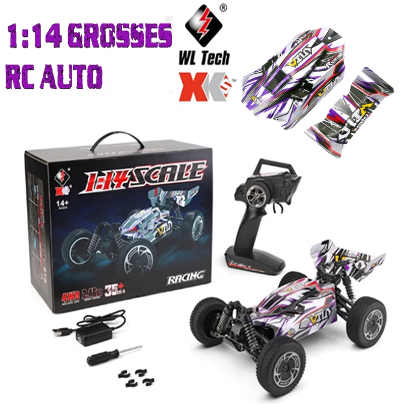 Four-wheel drive off-road high-speed drifting remote control racing car75KM/H 1/14 off Road 4WD Drift Toys,2.4G Remote Control