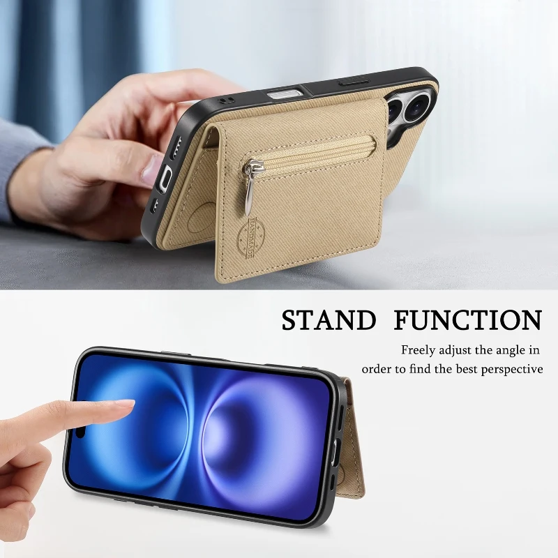 Für Samsung Galaxy S25 Rand S24 Ultra S23 A56 A55 A54 A53 A52 A36 A35 A34 A32 A26 A25 A24 A23 A16 Mit Reißverschluss Brieftasche Karte Fall